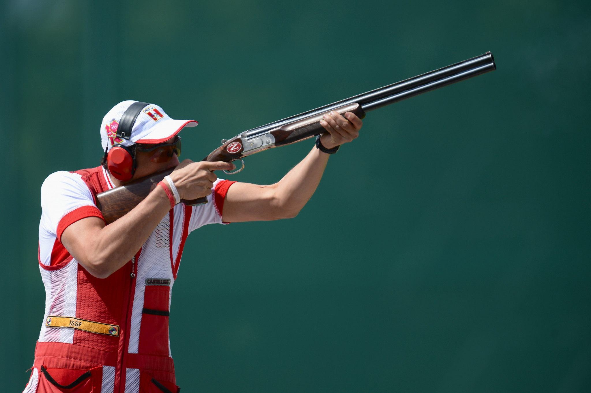 Nicolás Pacheco Espinosa of Peru took his first World Cup medal at ISSF Shotgun World Cup in Lima ©Getty Images