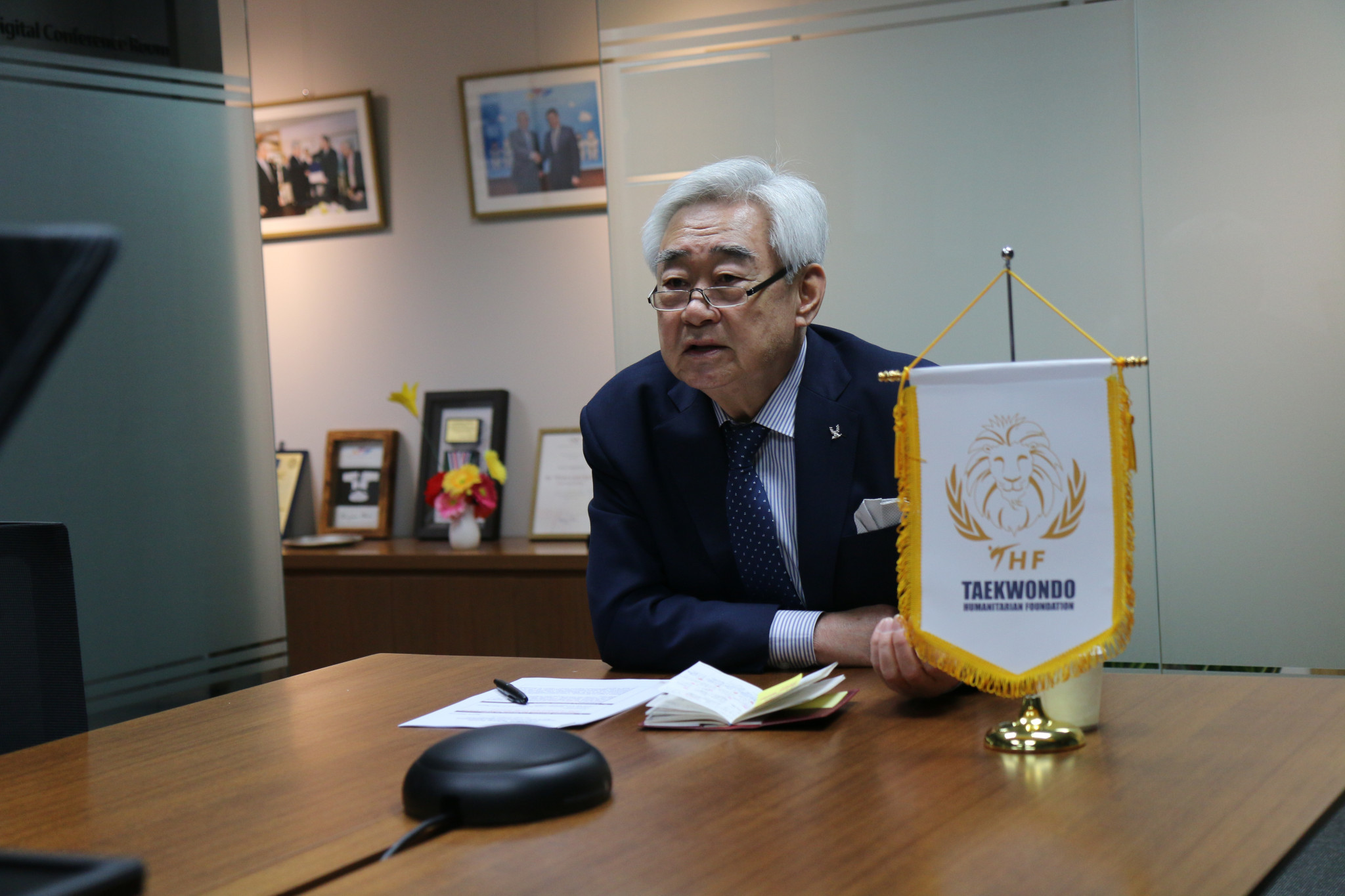 Choue re-elected as Taekwondo Humanitarian Foundation chairman