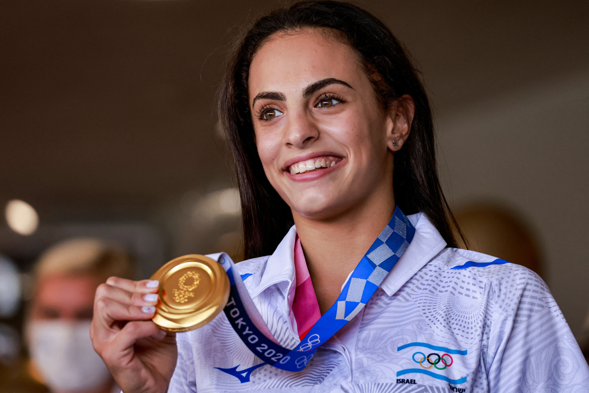 Olympic gold medallist Linoy Ashram of Israel has joined the EYOA programme ©Getty Images