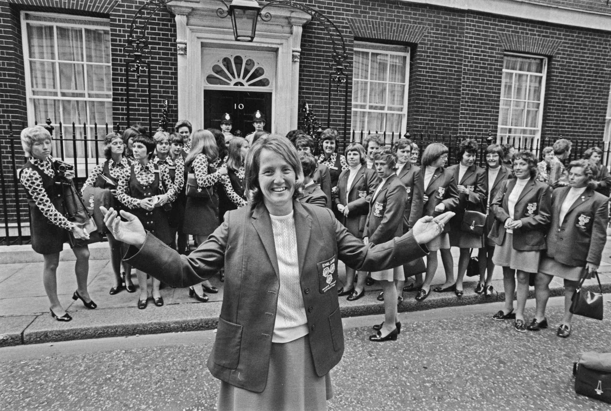 In 1973, women cricketers were invited to number 10 Downing Street to meet the British Prime Minister Ted Heath ©Getty Images
