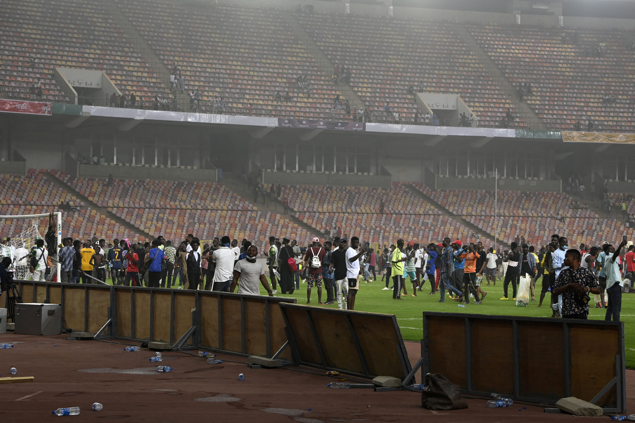 Nigeria denies claims of stadium ban after crowd trouble at FIFA World Cup playoff