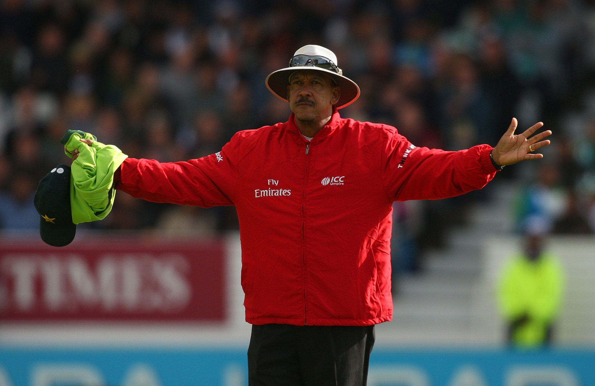Former international cricket umpire Billy Doctrove is the President of the Dominica Olympic Committee ©Getty Images
