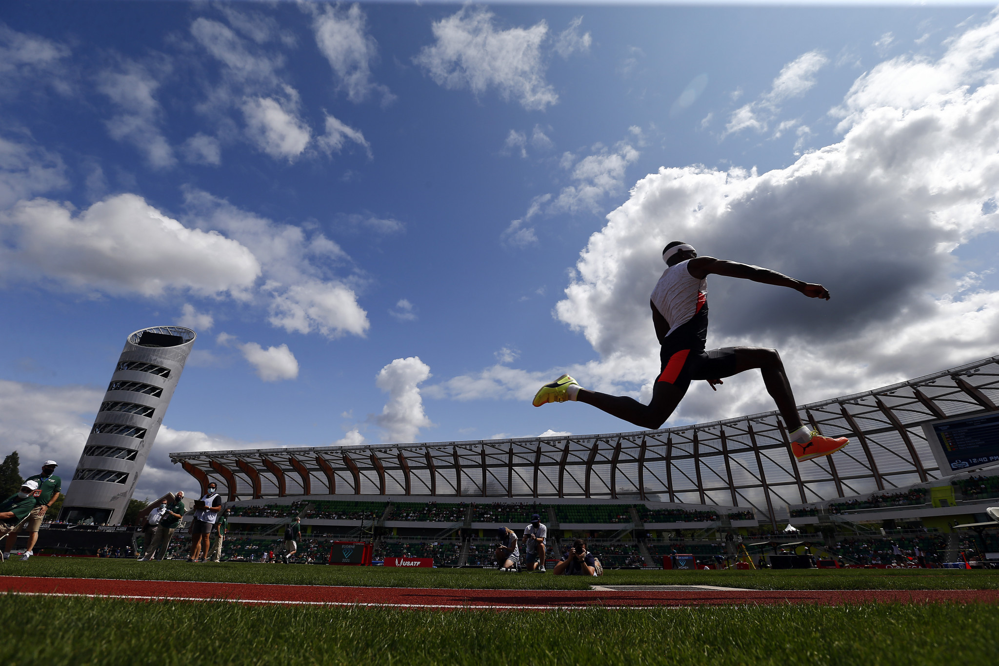 Tickets for some key sessions for the World Athletics Championships Oregon22, which will start at Hayward Field in 100 days' time, have already sold out ©Getty Images