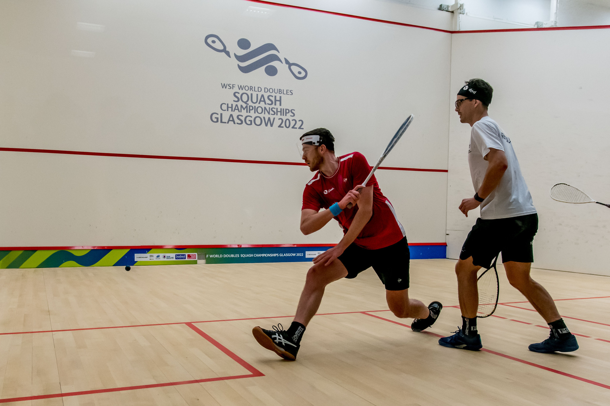 Mixed draw top seeds King and Coll beaten as group play continues at World Doubles Squash Championships