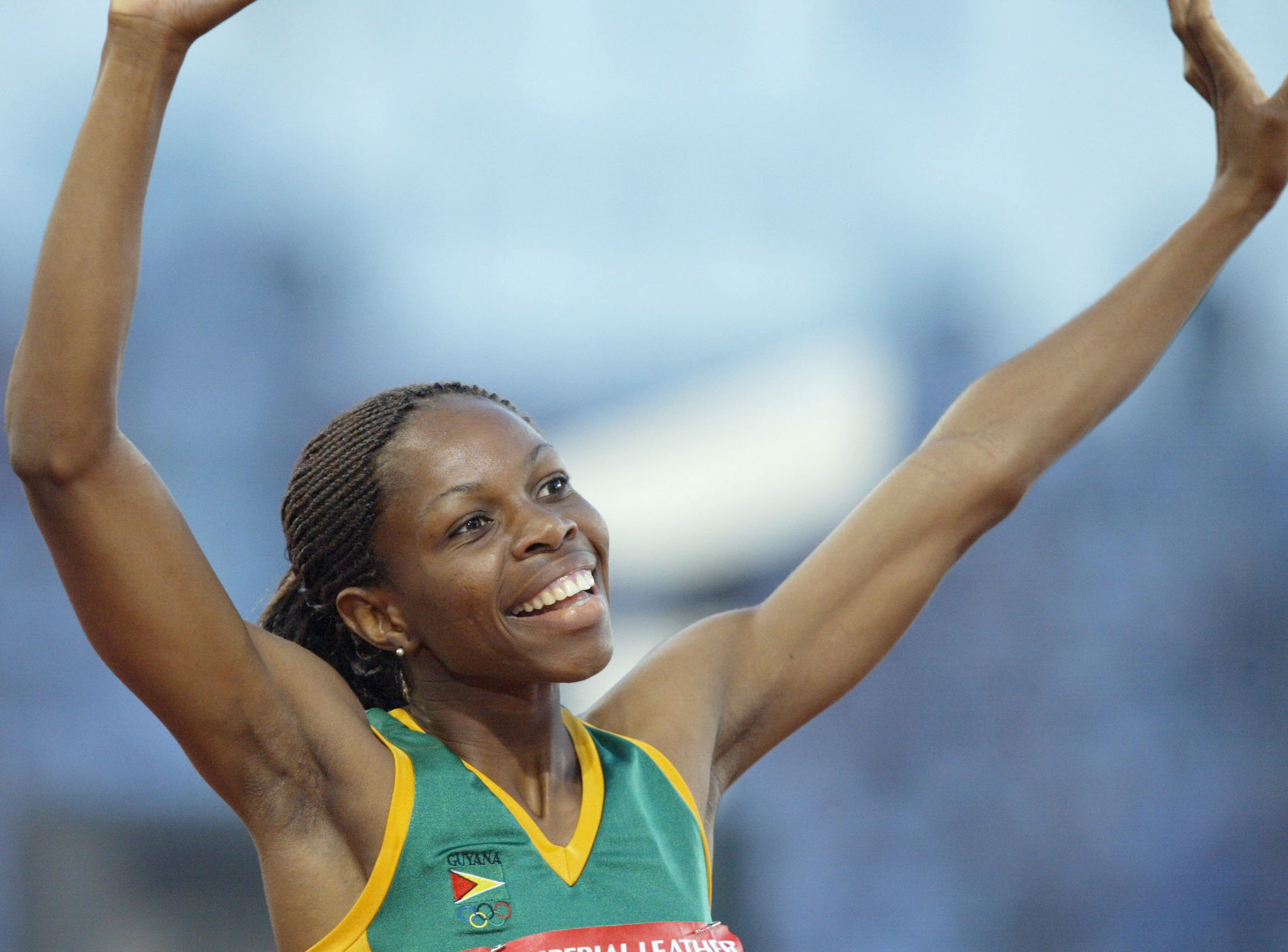 Aliann Pompey won the 400 metres title for Guyana at Manchester 2002 ©Getty Images