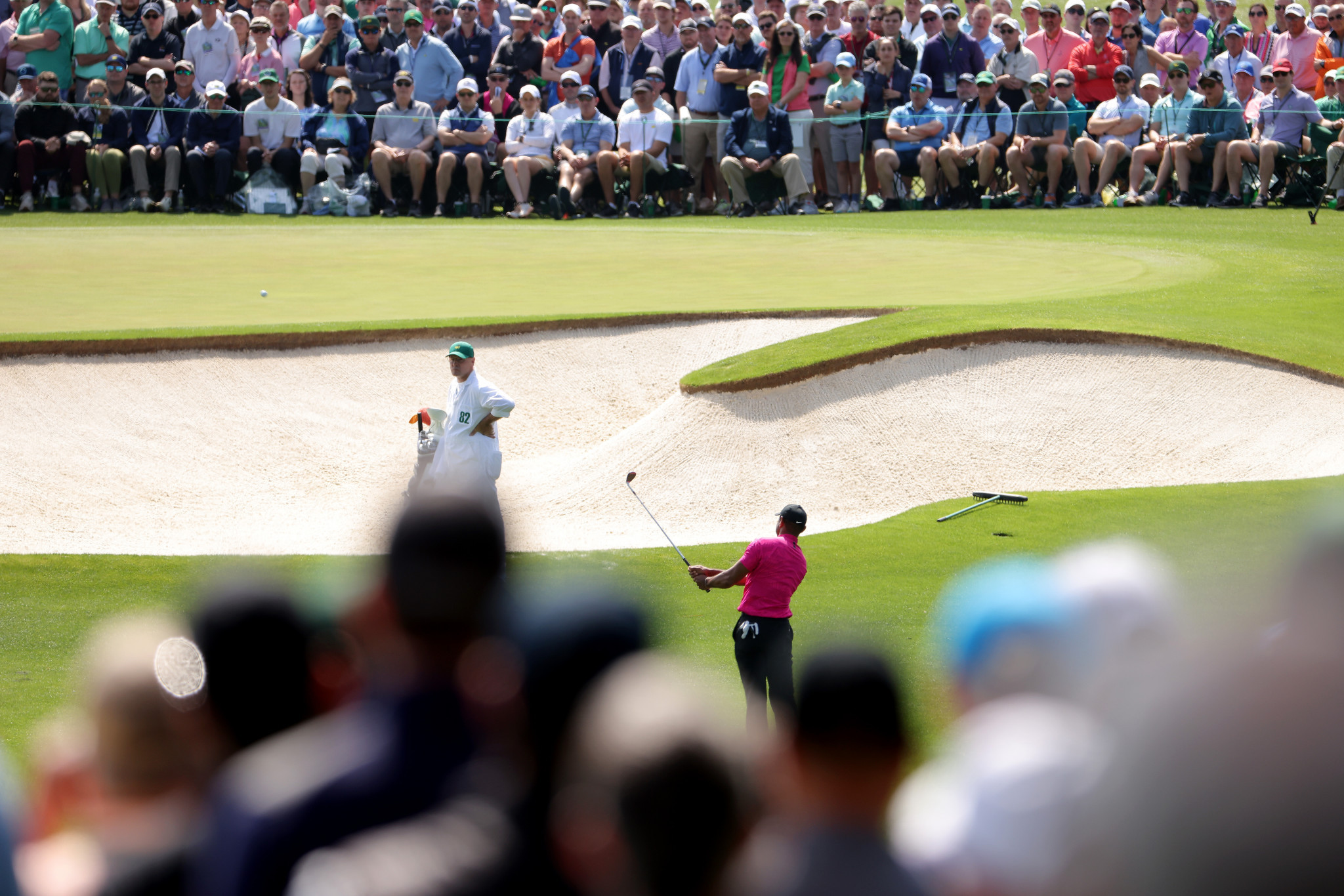 Tiger Woods was the star attraction at Augusta National Gold Club ©Getty Images