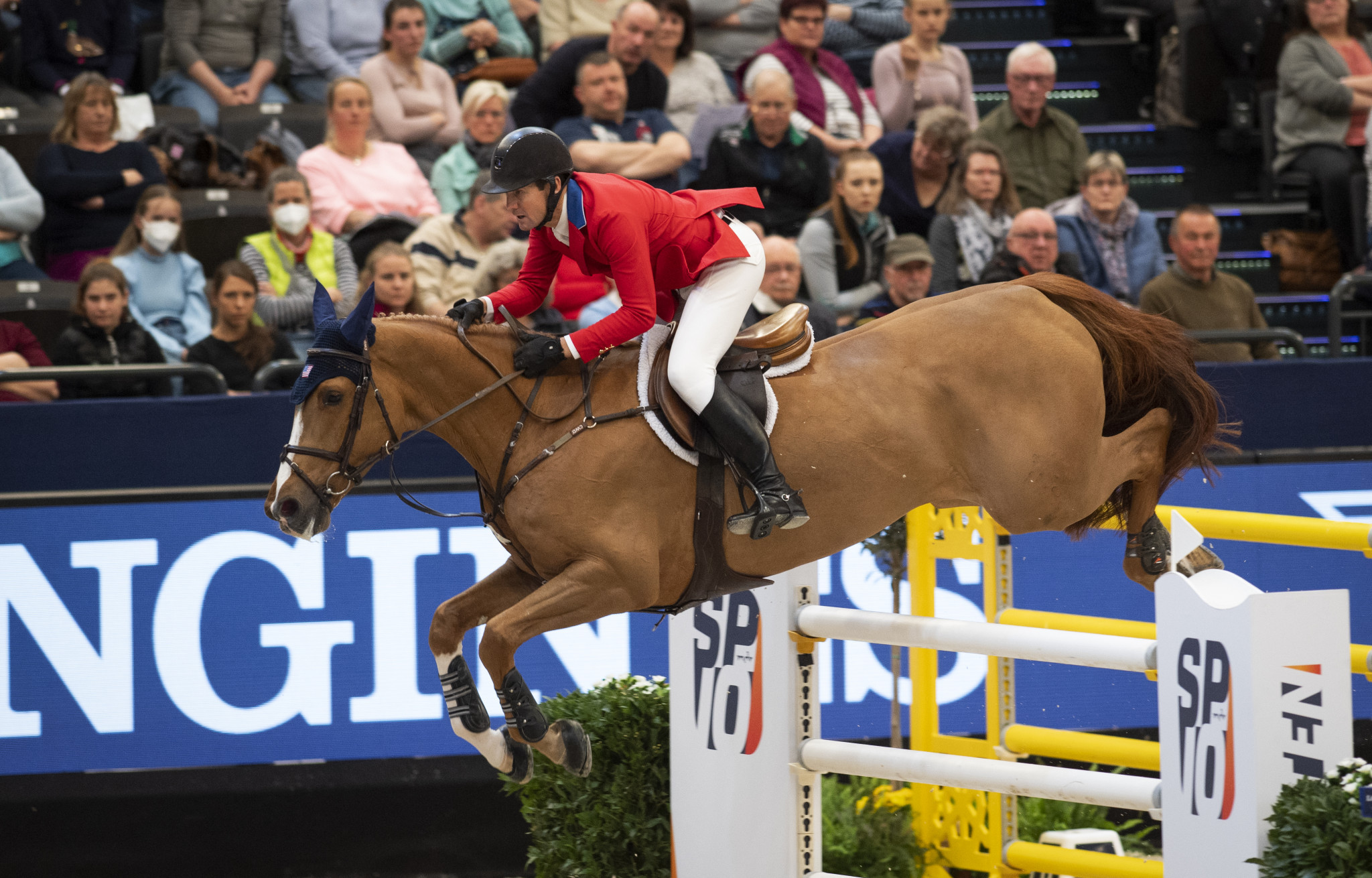 McLain Ward surged to an impressive victory in day two of the FEI Jumping World Cup Final ©FEI