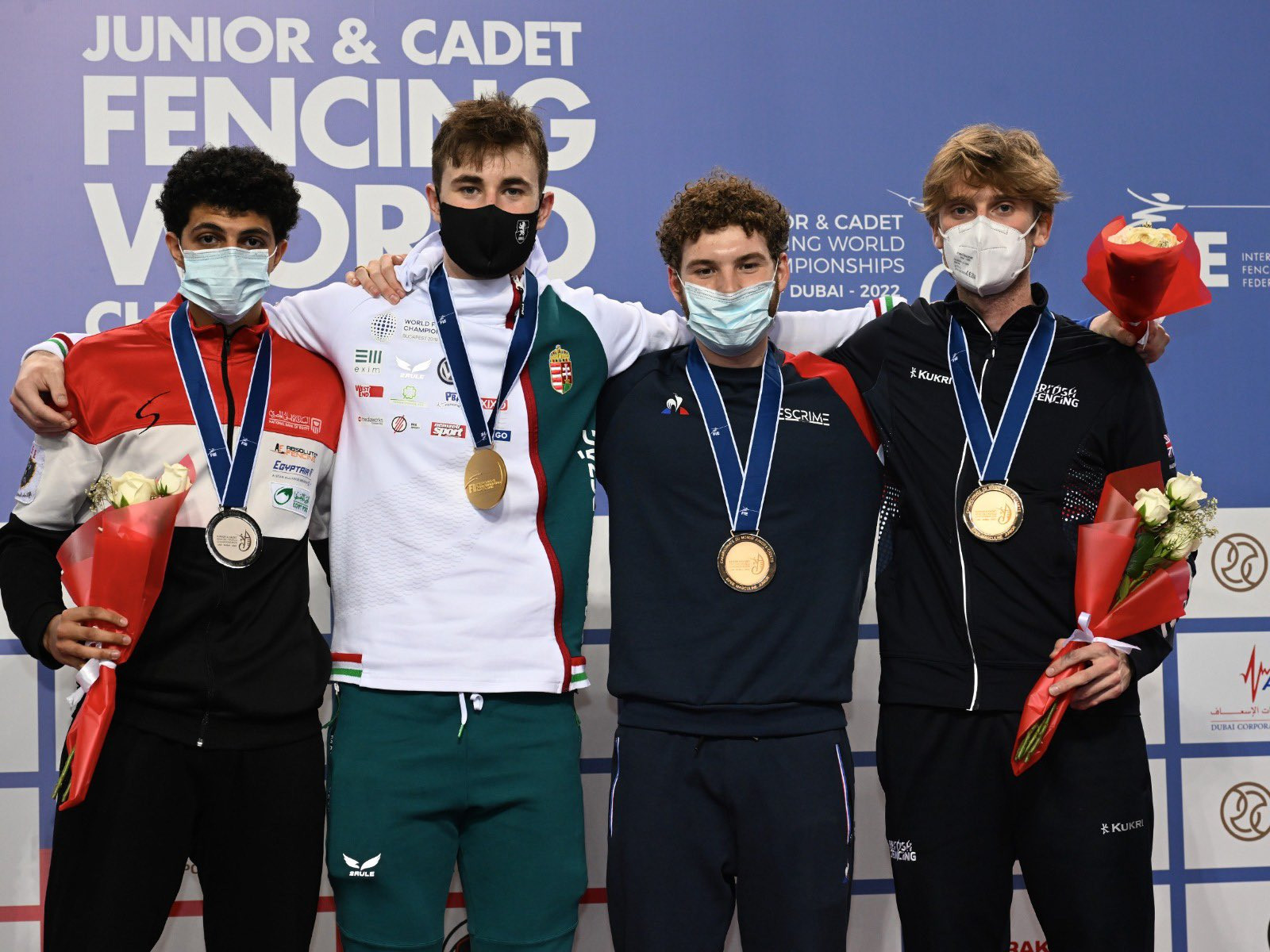 Zsombor Keszthelyi won the men's individual junior épée at the  Junior and Cadet Fencing World Championships ©FIE