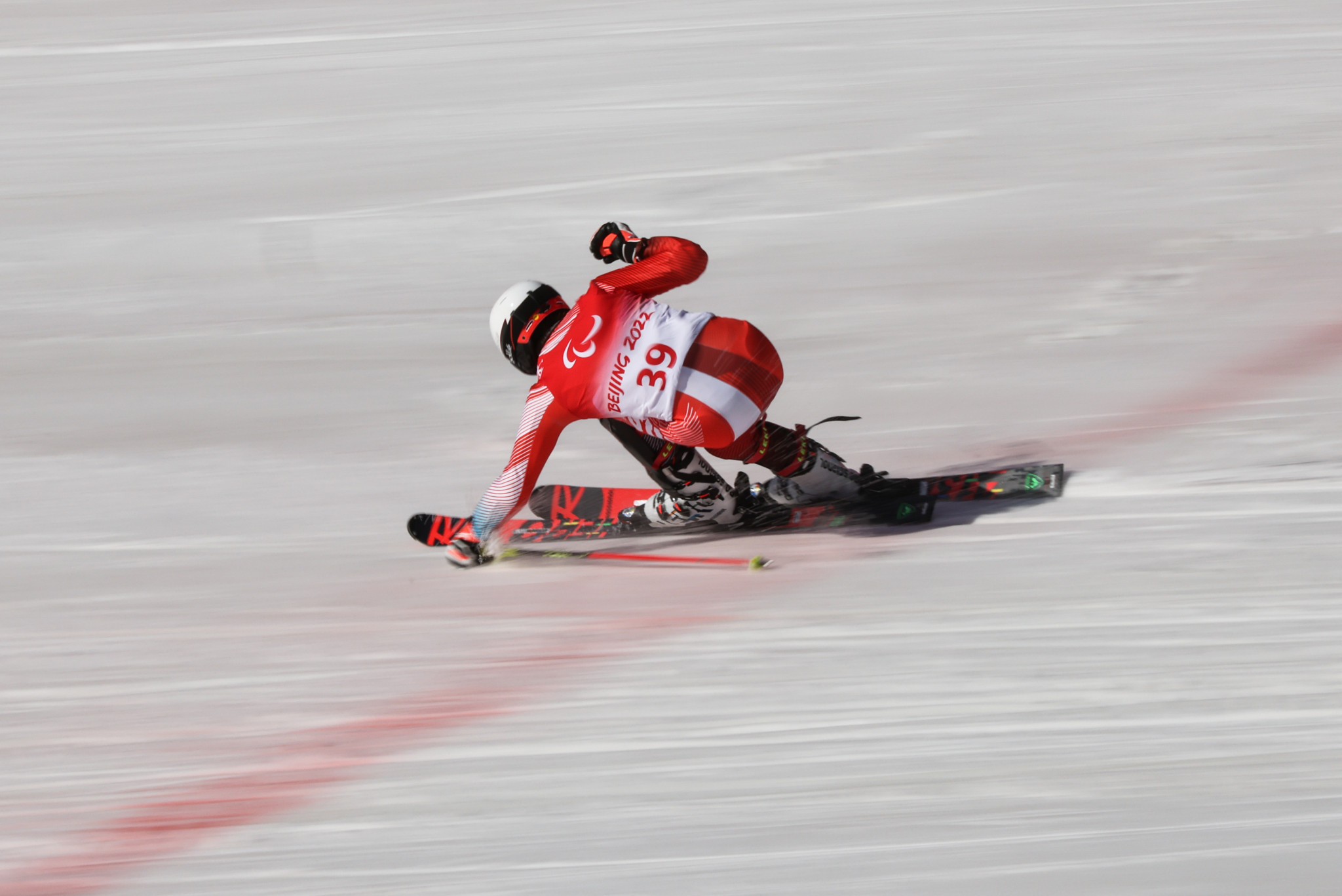 Théo Gmür won Switzerland's lone Alpine skiing medal at this year's Winter Paralympics ©Getty Images