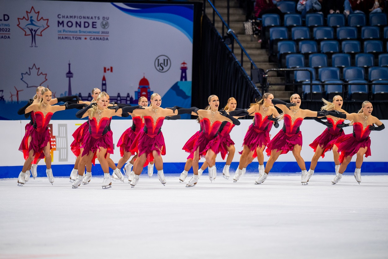 Helsinki Rockettes take lead at World Synchronized Skating Championship