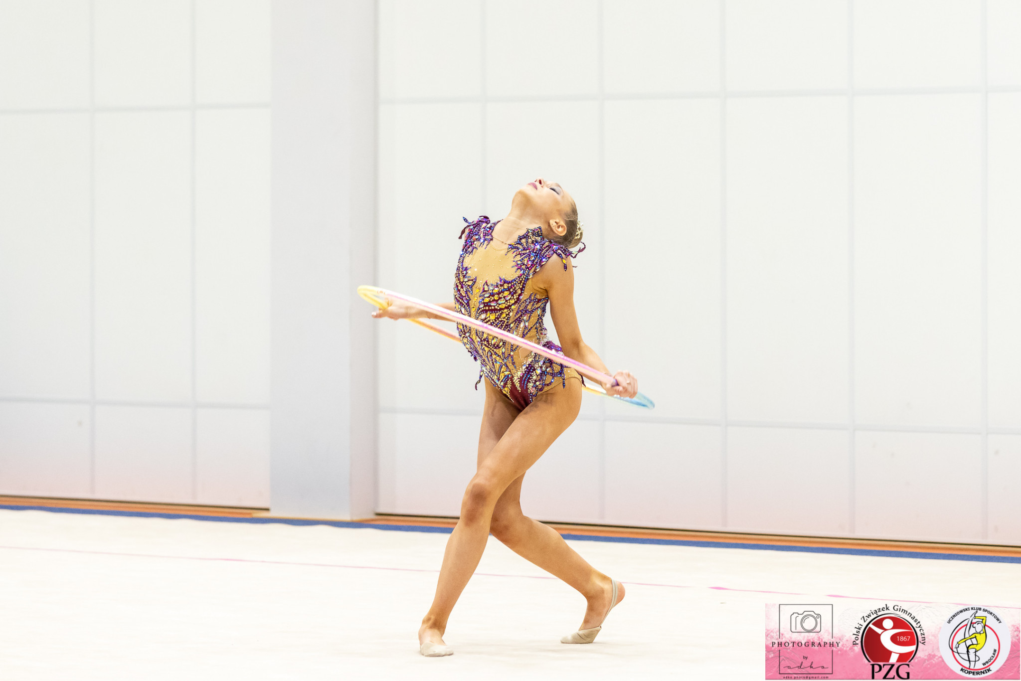 Liliana Lewińska is a rising star among Polish gymnastics after winning numerous events in the last two years ©PGA / Adrian Kopaczko 