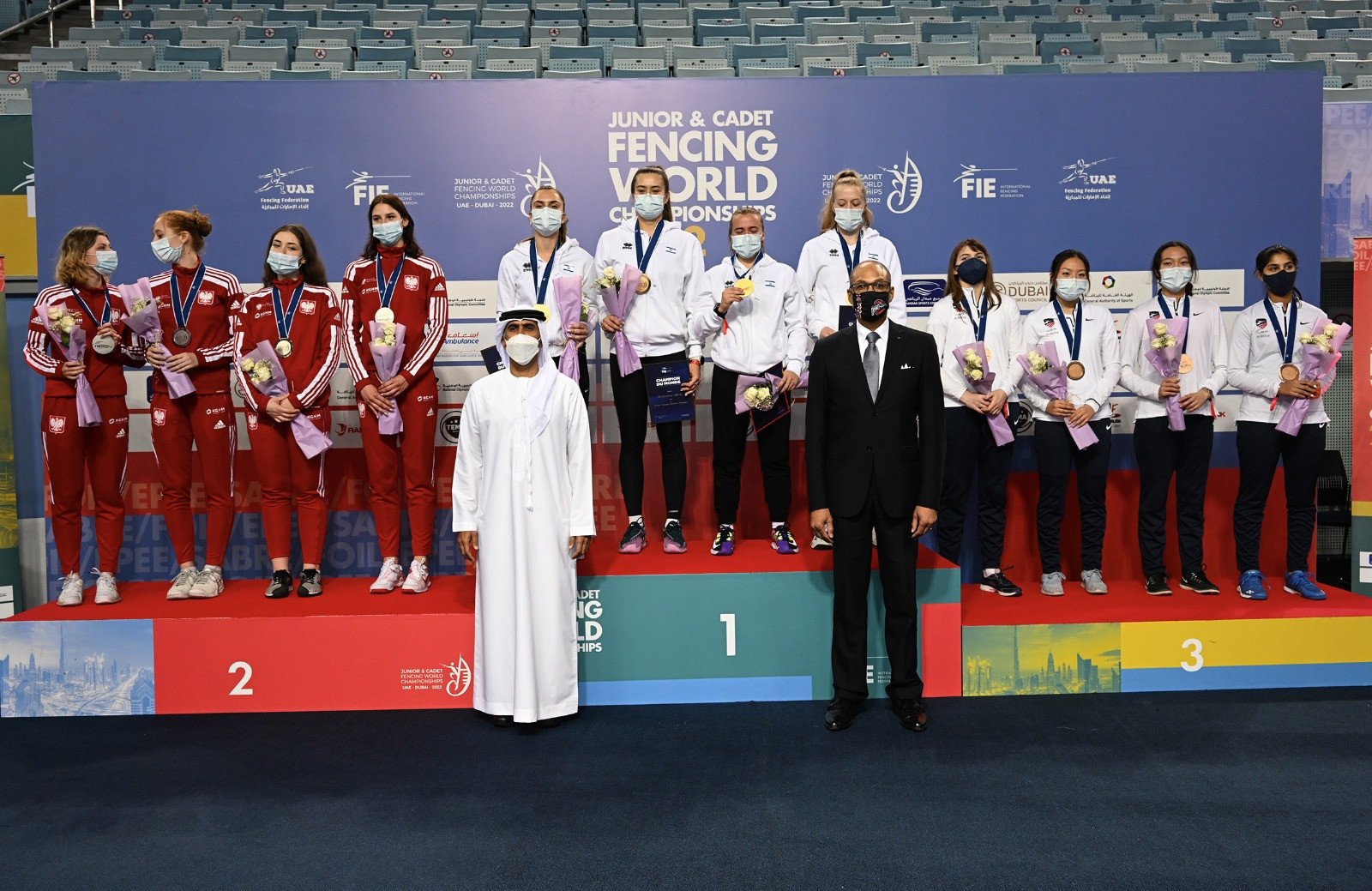 Israel claimed the women's junior epee title on the last day in Dubai ©FIE