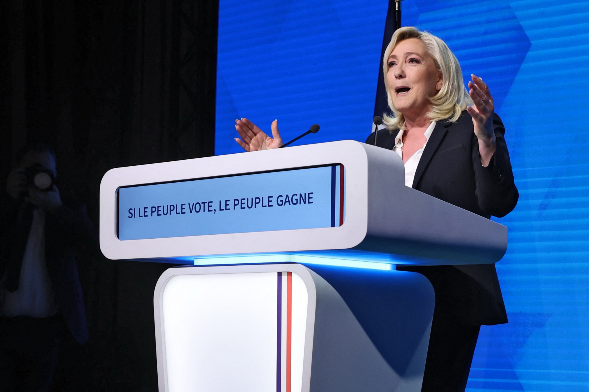 Marine Le Pen made Presidential run-off for the second election in a row ©Getty Images
