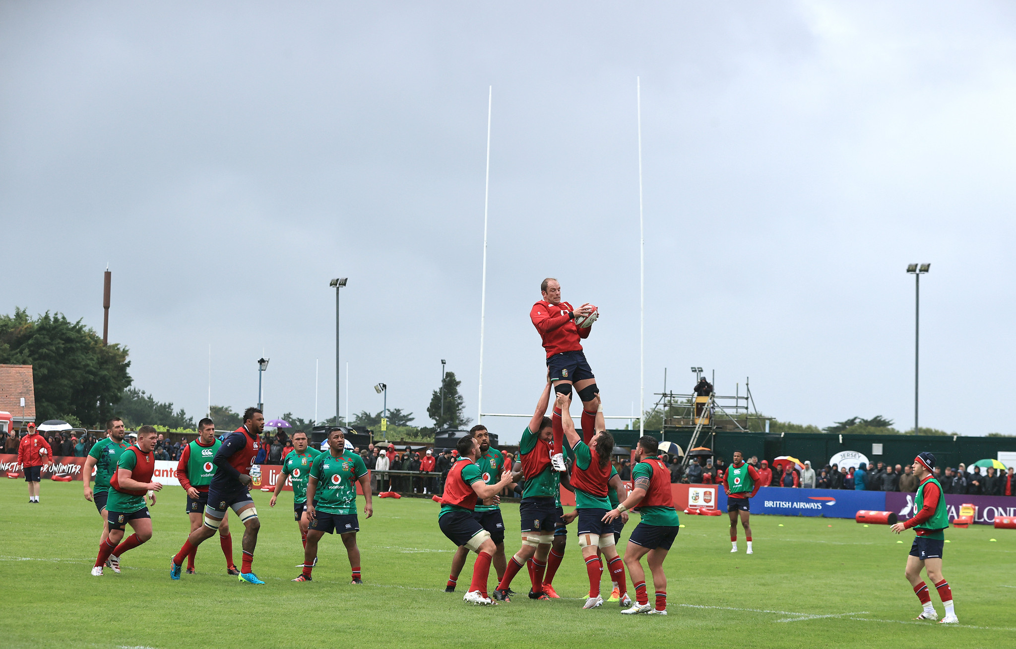The British and Irish Lions train in Jersey before their tour to South Africa ©Getty Images
