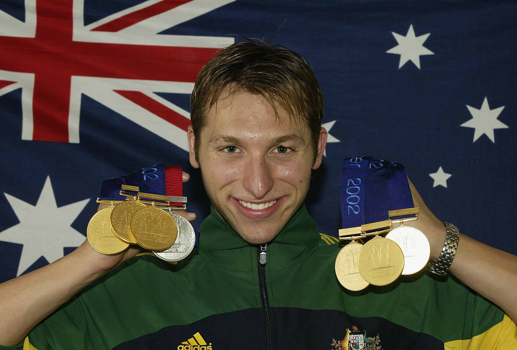 Ian Thorpe won six gold medals at Manchester 2002 ©Getty Images