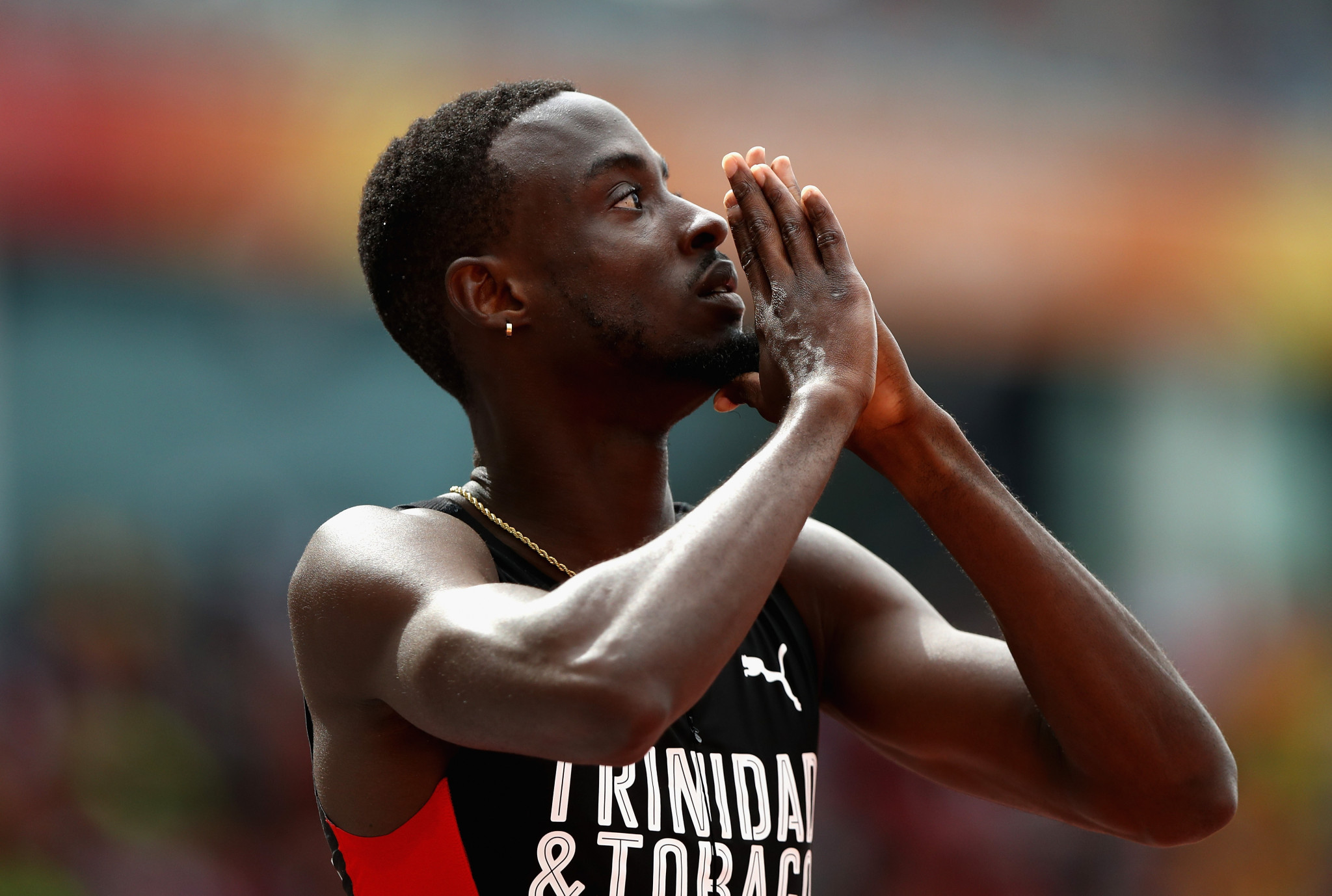 Jereem Richards also topped the podium for Trinidad and Tobago at Gold Coast 2018 ©Getty Images