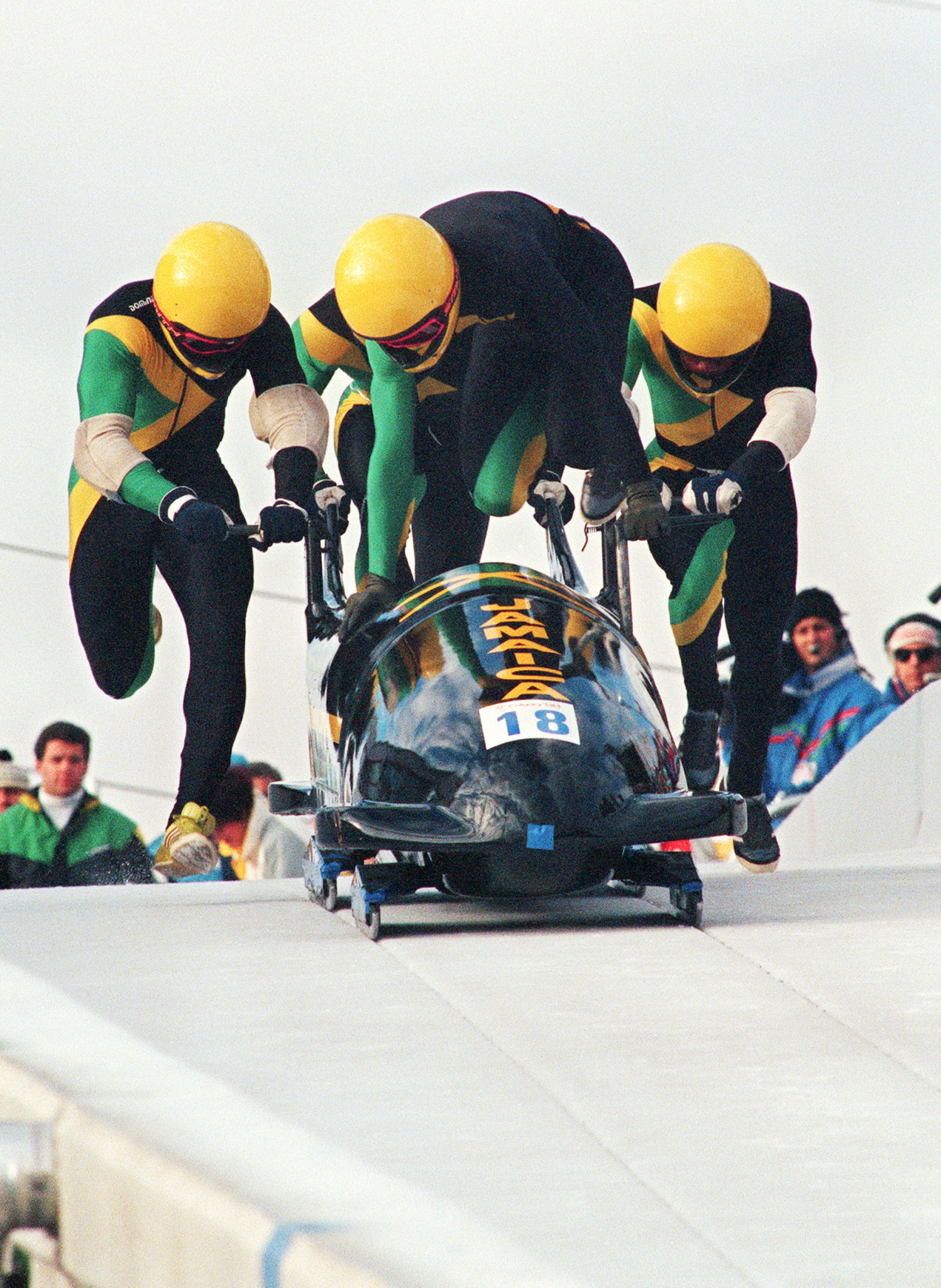 Jamaica made headlines in 1988 when they made their debut in bobsleigh at the Olympics ©Getty Images