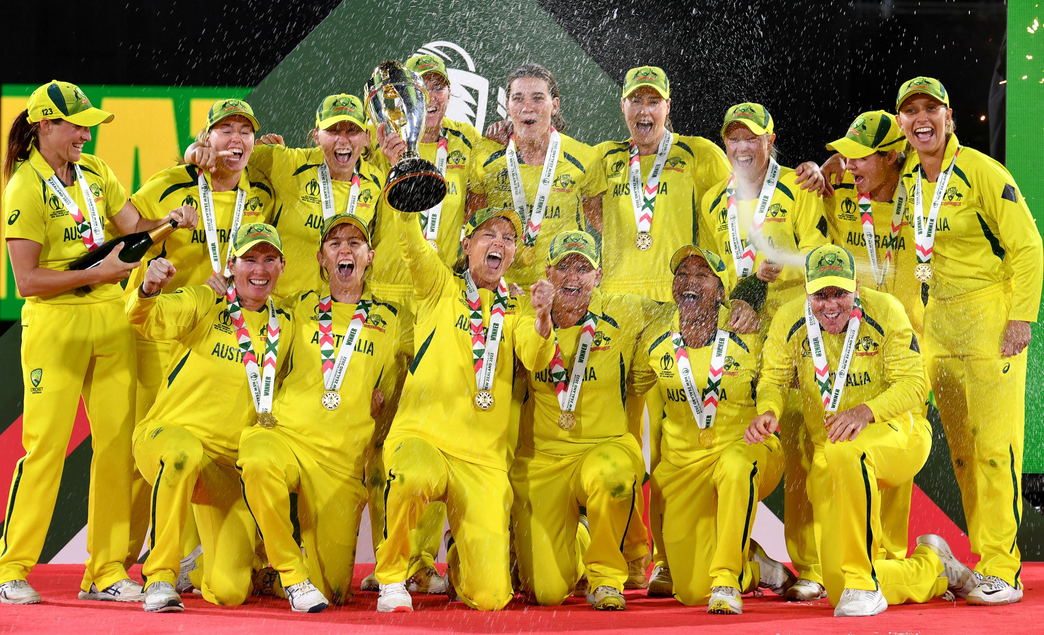 Australia won the Women's Cricket World Cup by beating England this month ©Getty Images