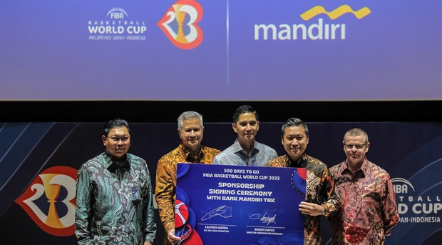 Bank Mandiri has been announced as a local sponsor of the 2023 Basketball World Cup for co-hosts Indonesia ©fiba.basketball