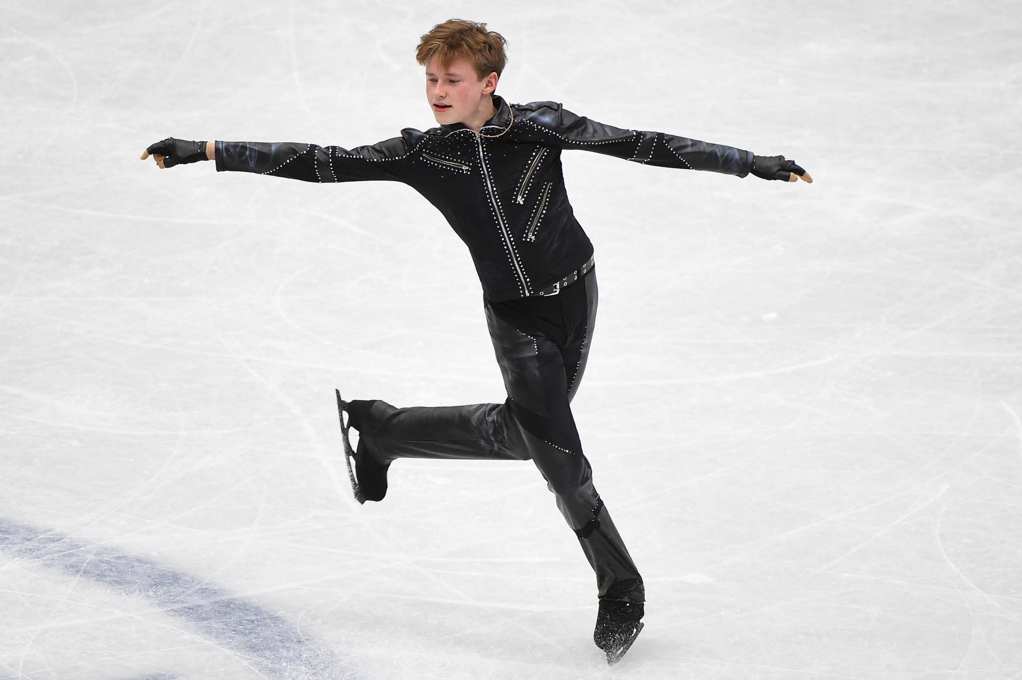 American figure skater Ilia Malinin successfully landed a quadruple Axel at the US International Classic in Lake Placid ©Getty Images