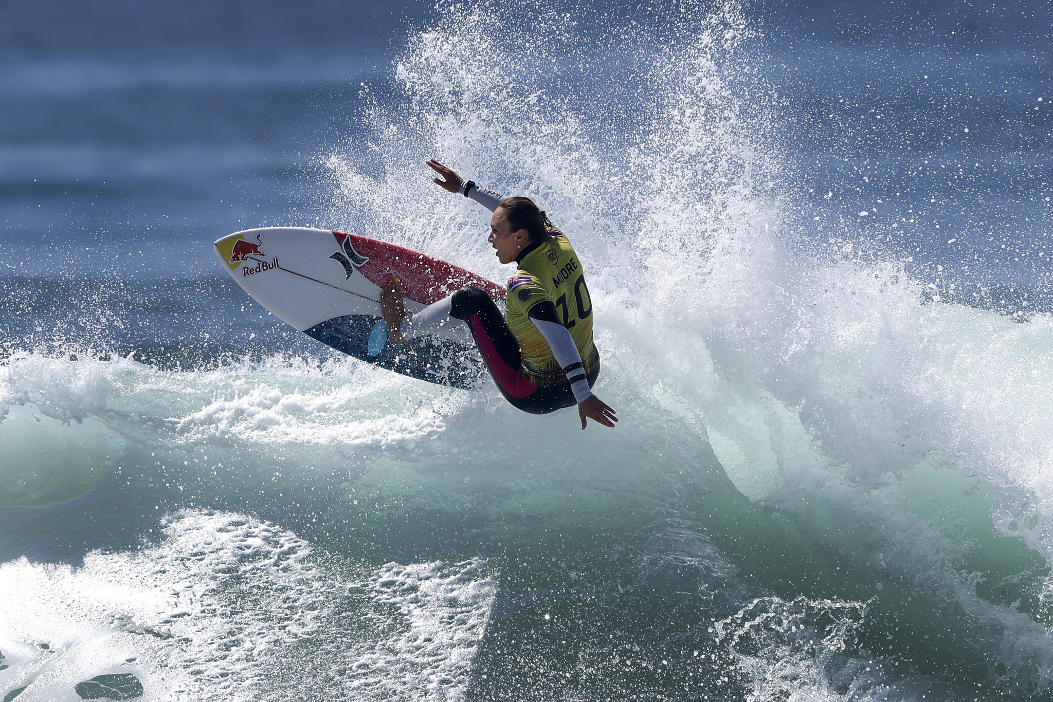 Olympic champion Moore reaches semi-finals at World Surf League Bells Beach event