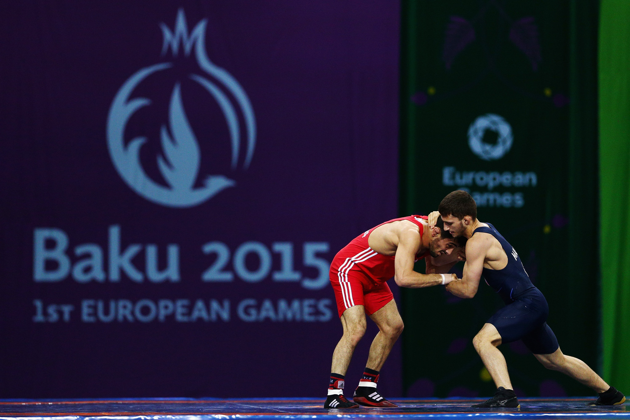The wrestling tournament at the Baku 2015 European Games replaced the European Championships on the UWW calendar ©Getty Images