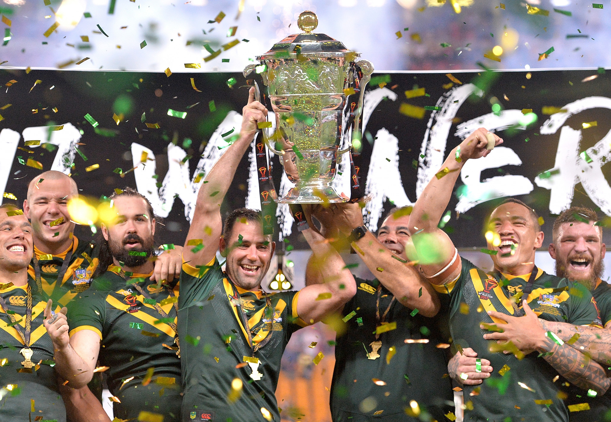 Australia are the defending champions of the men's and women's Rugby League World Cup after their victories in 2017 ©Getty Images