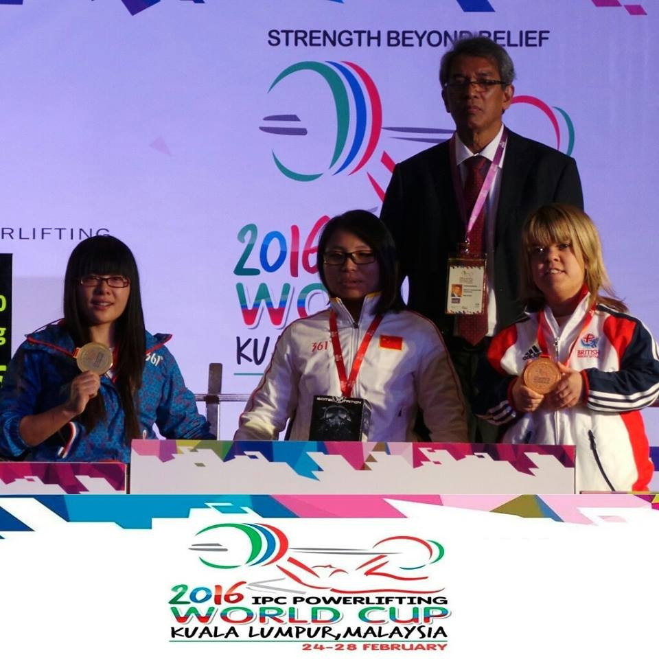 Dandan breaks world record on opening day of IPC Powerlifting World Cup in Kuala Lumpur