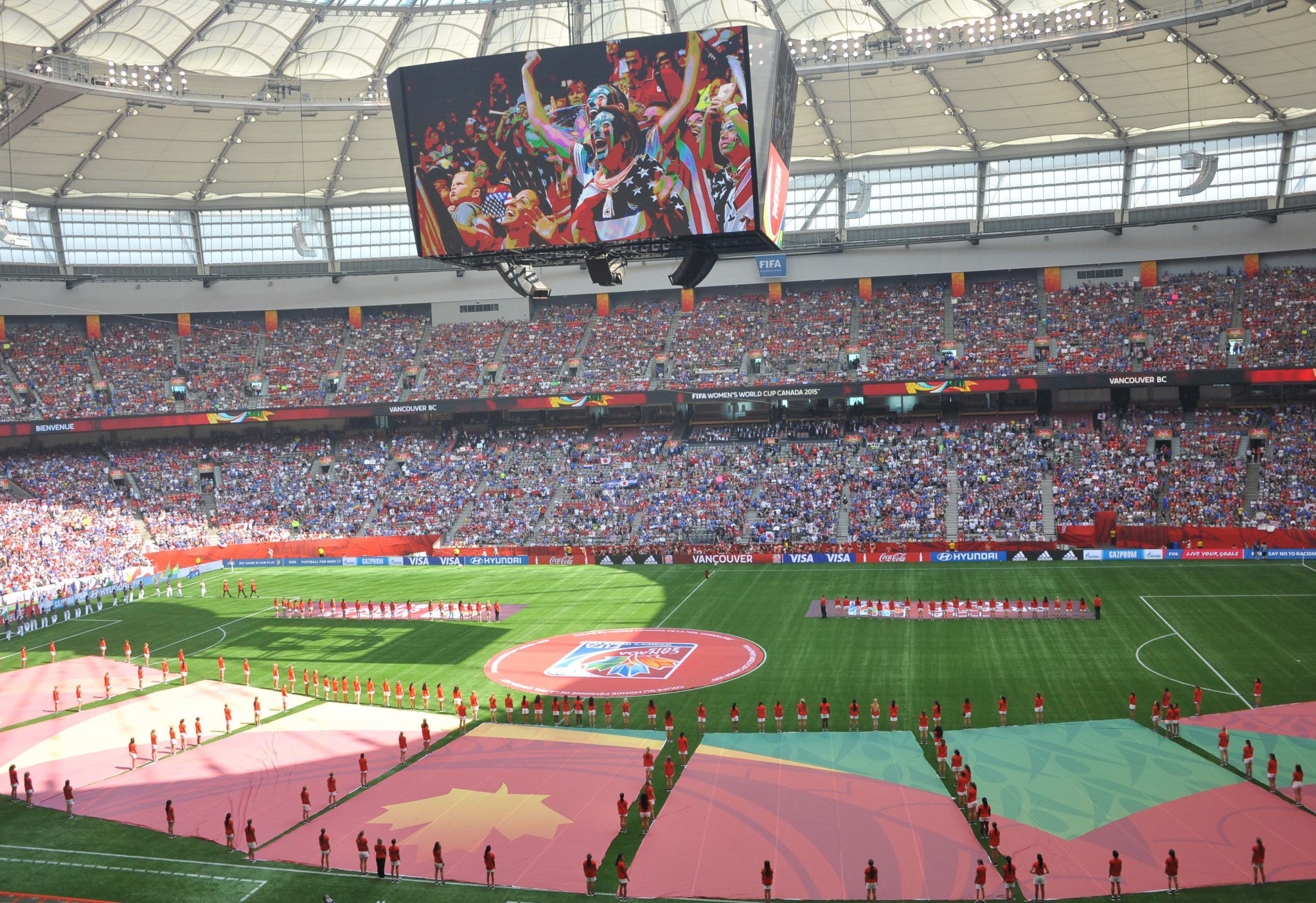 BC Place hosted nine games at the 2015 FIFA Women's World Cup ©Getty Images