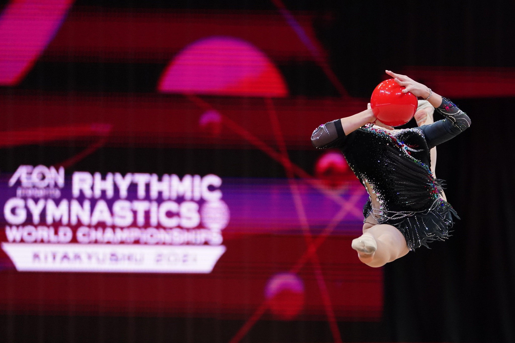 Uzbekistan's Takhmina Ikromova took gold at the Rhythmic Gymnastics World Cup in Tashkent ©Getty Images