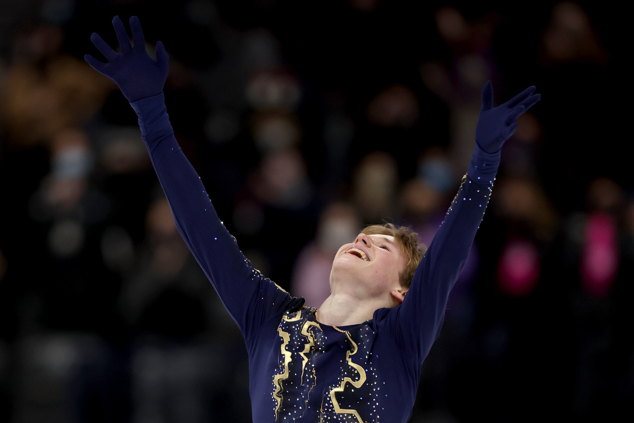 Ilia Malinin achieved the men's junior record to win gold in Tallinn ©Getty Images