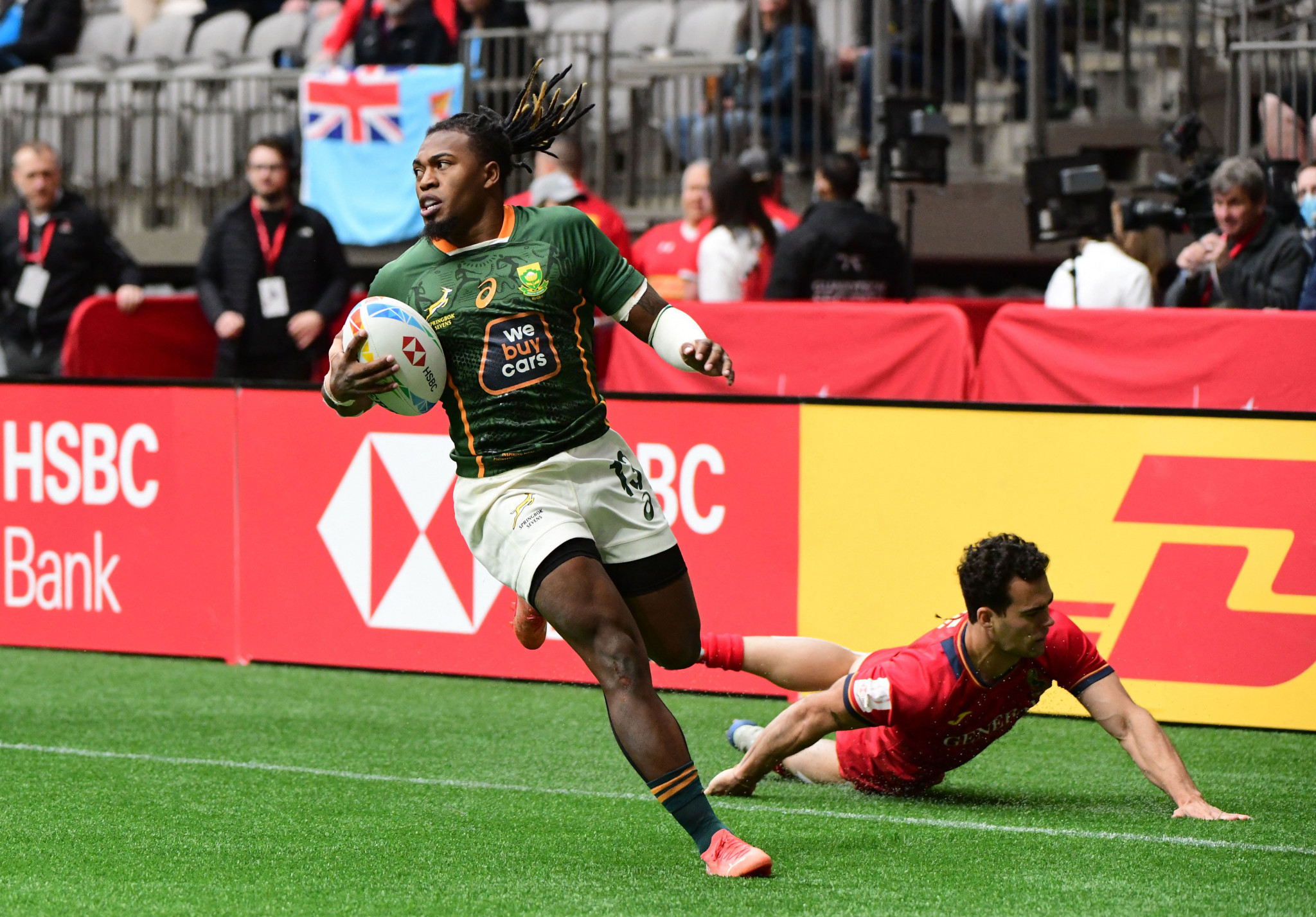South Africa won all three of their games on the Canada Sevens' opening day ©Getty Images