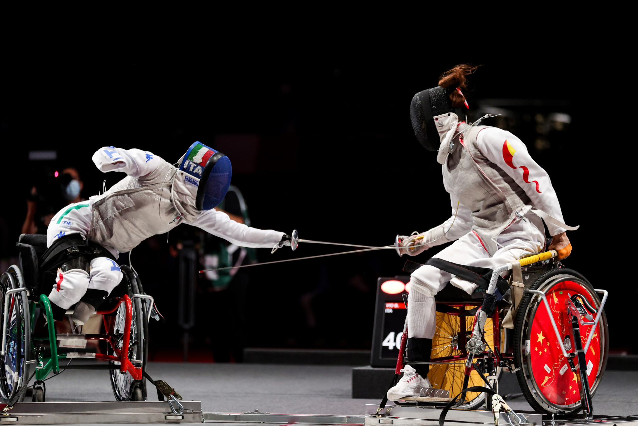Lambertini and Mogoș win again at IWAS Wheelchair Fencing World Cup in São Paulo