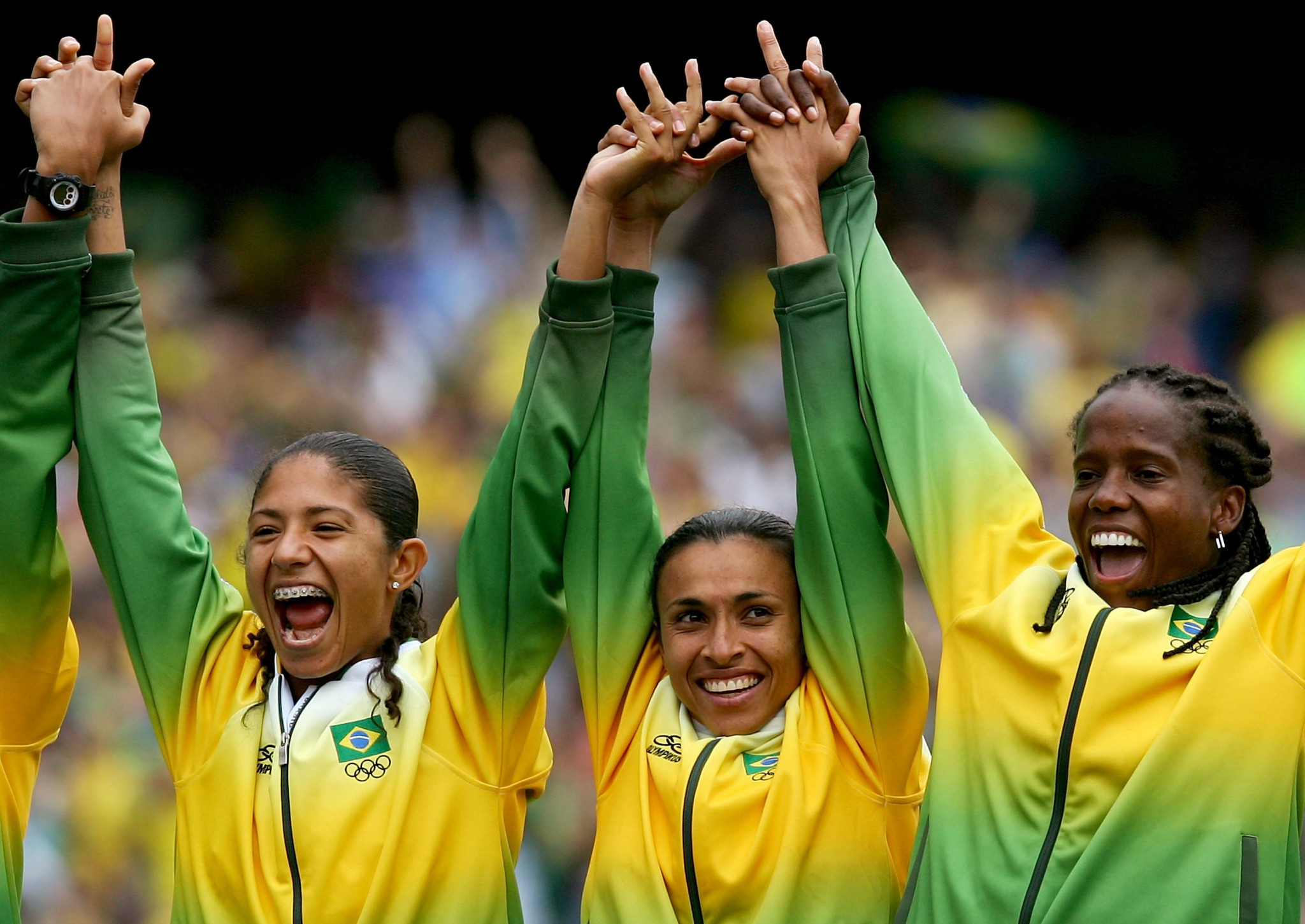 Brazil are the most successful team in the women's football event with three gold medals ©Getty Images