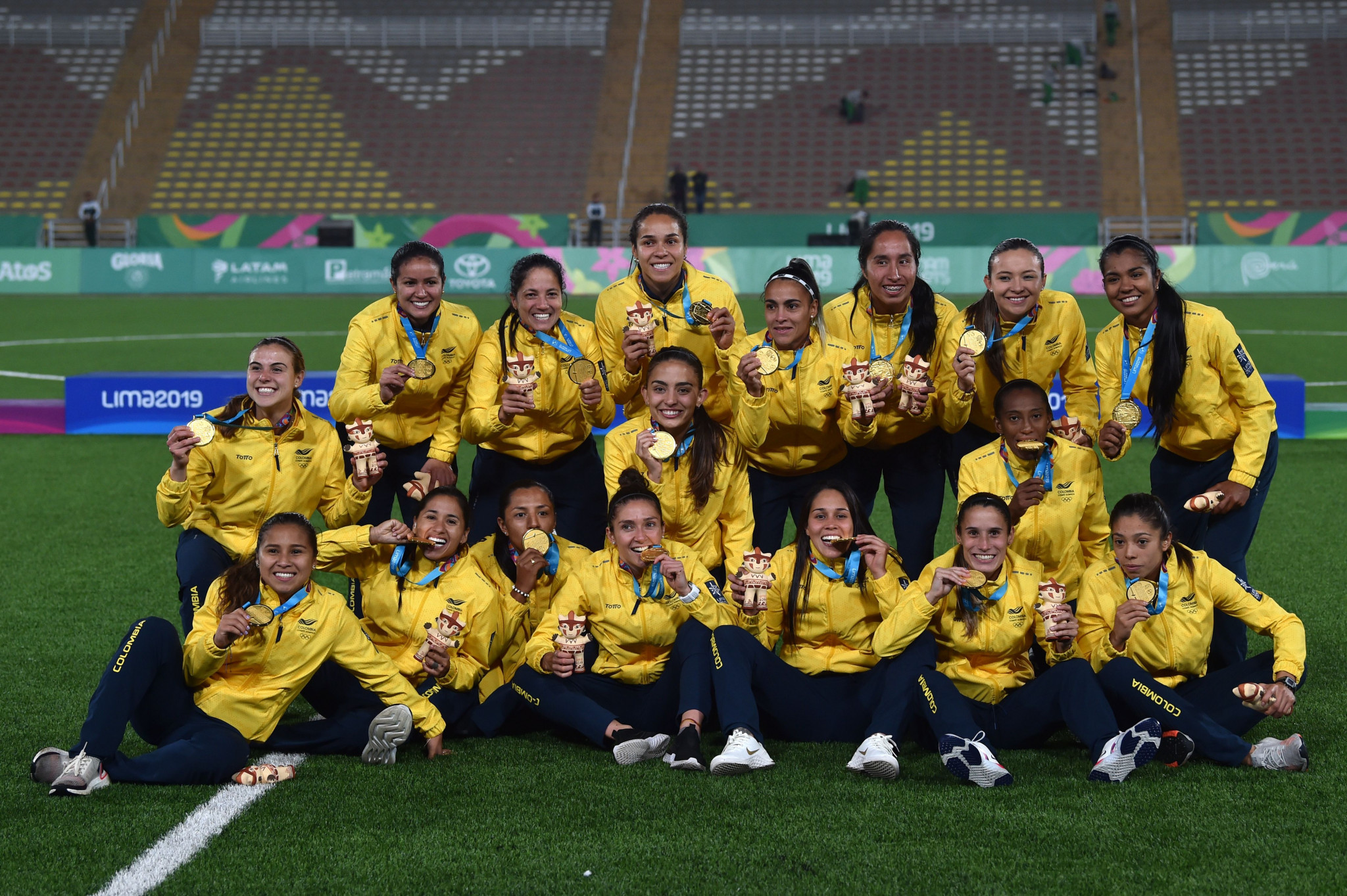 Colombia won gold in women's football at the Lima 2019 Pan American Games ©Getty Images