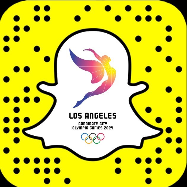 Los Angeles 2024 have joined with local company Snapchat to help promote their bid ©Los Angeles 2024