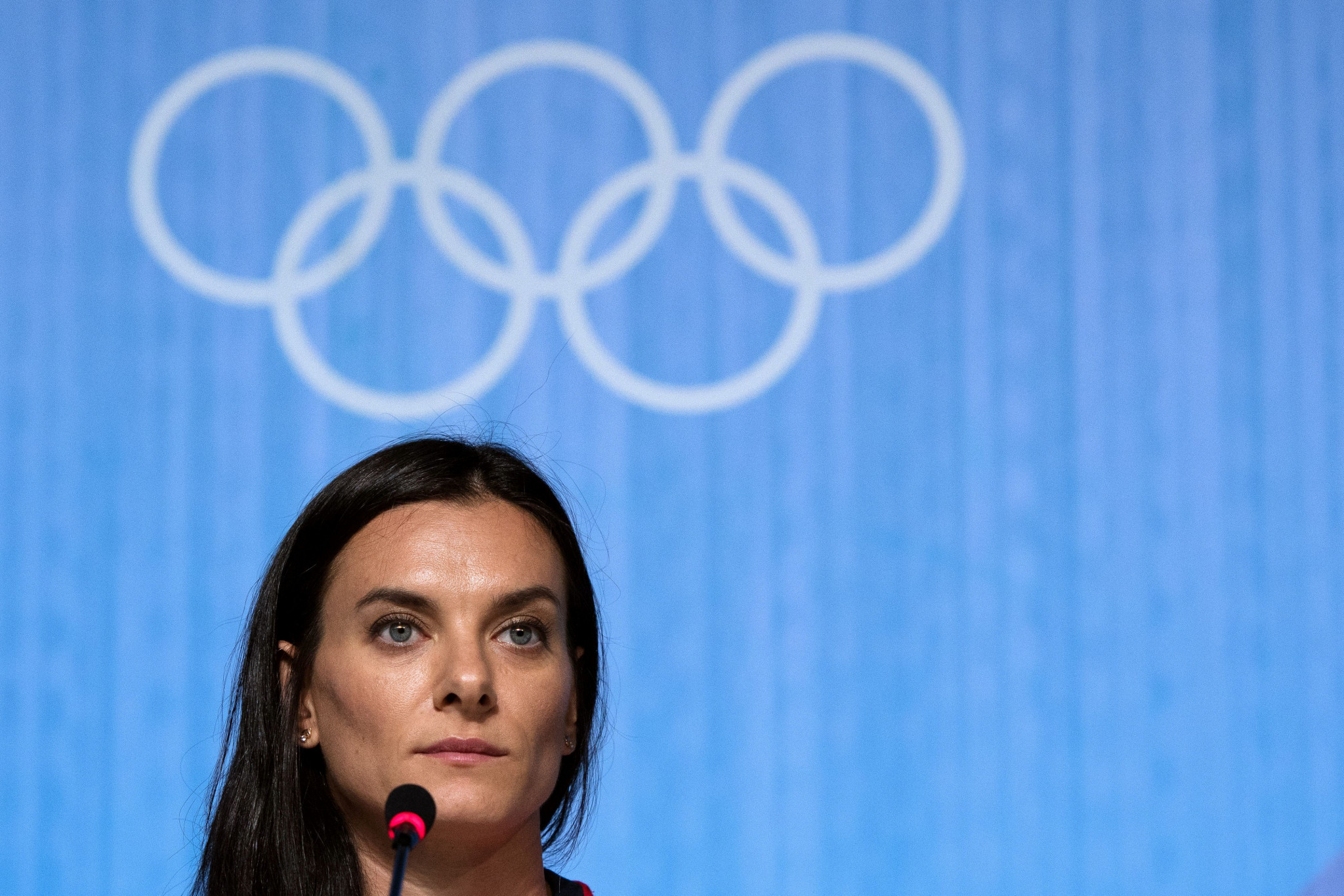 Two-time Olympic pole vault gold medallist Yelena Isinbayeva is one of two Russian members of the IOC ©Getty Images