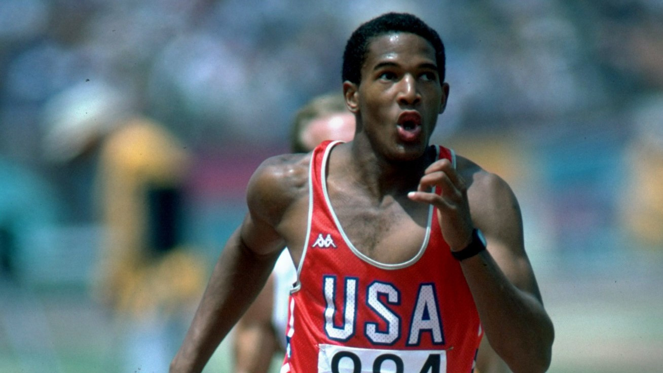 Kirk Baptiste, the Los Angeles 1984 Olympic 200m silver medallist, has died at the age of 59 ©Getty Images