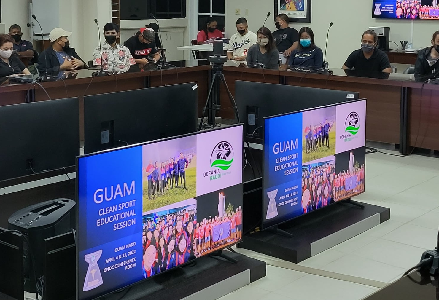 Athletes attended the Guam Clean Sport Education Session to learn about anti-doping violations ©Guam NOC