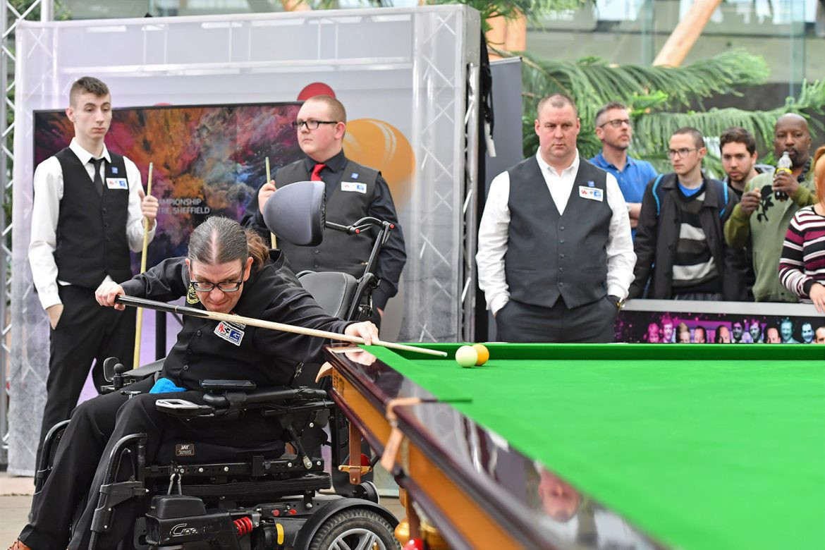 World Disability Snooker Day marked at World Snooker Championship