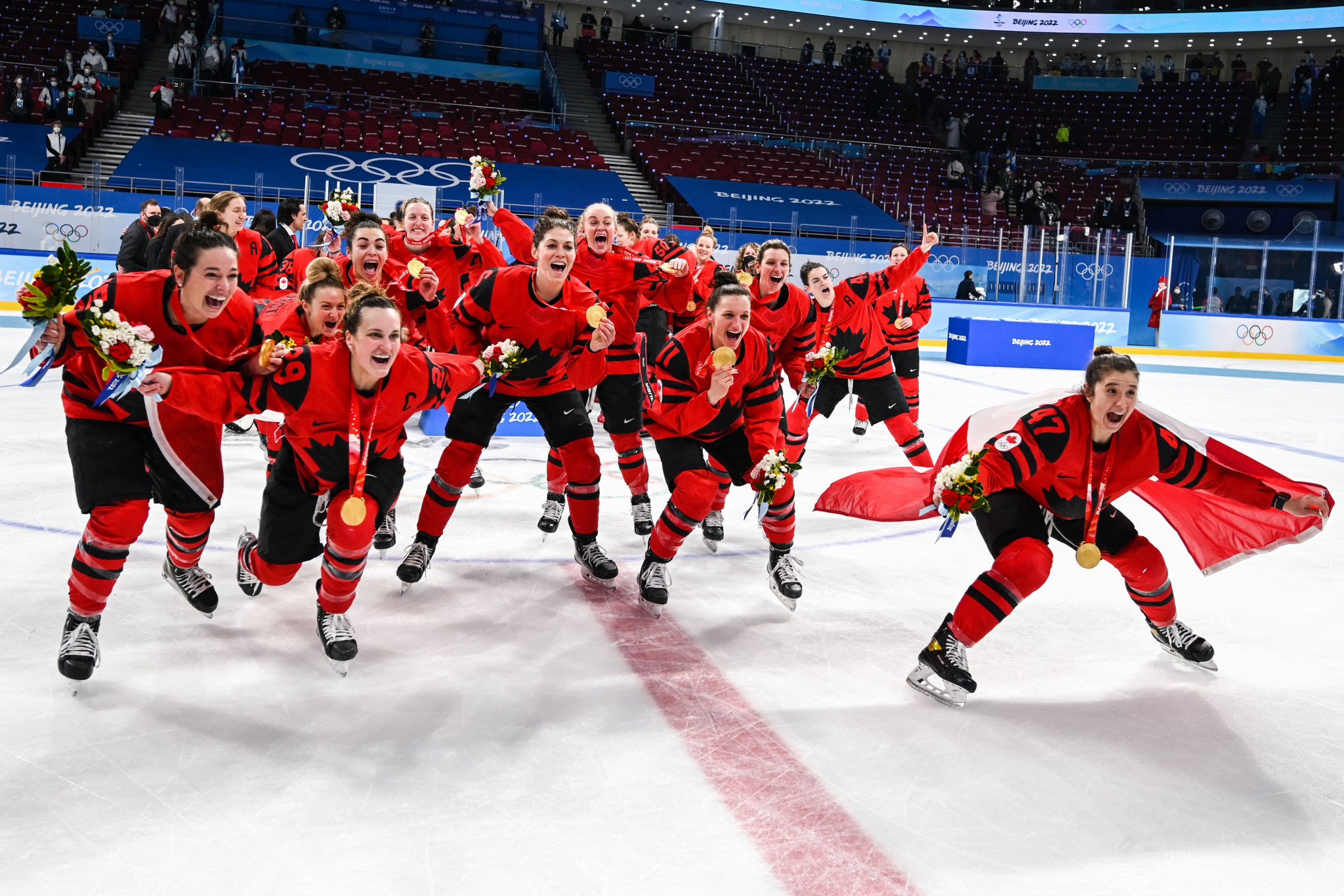 Canada won women's ice hockey gold at the Beijing 2022 Winter Olympic Games ©Getty Images