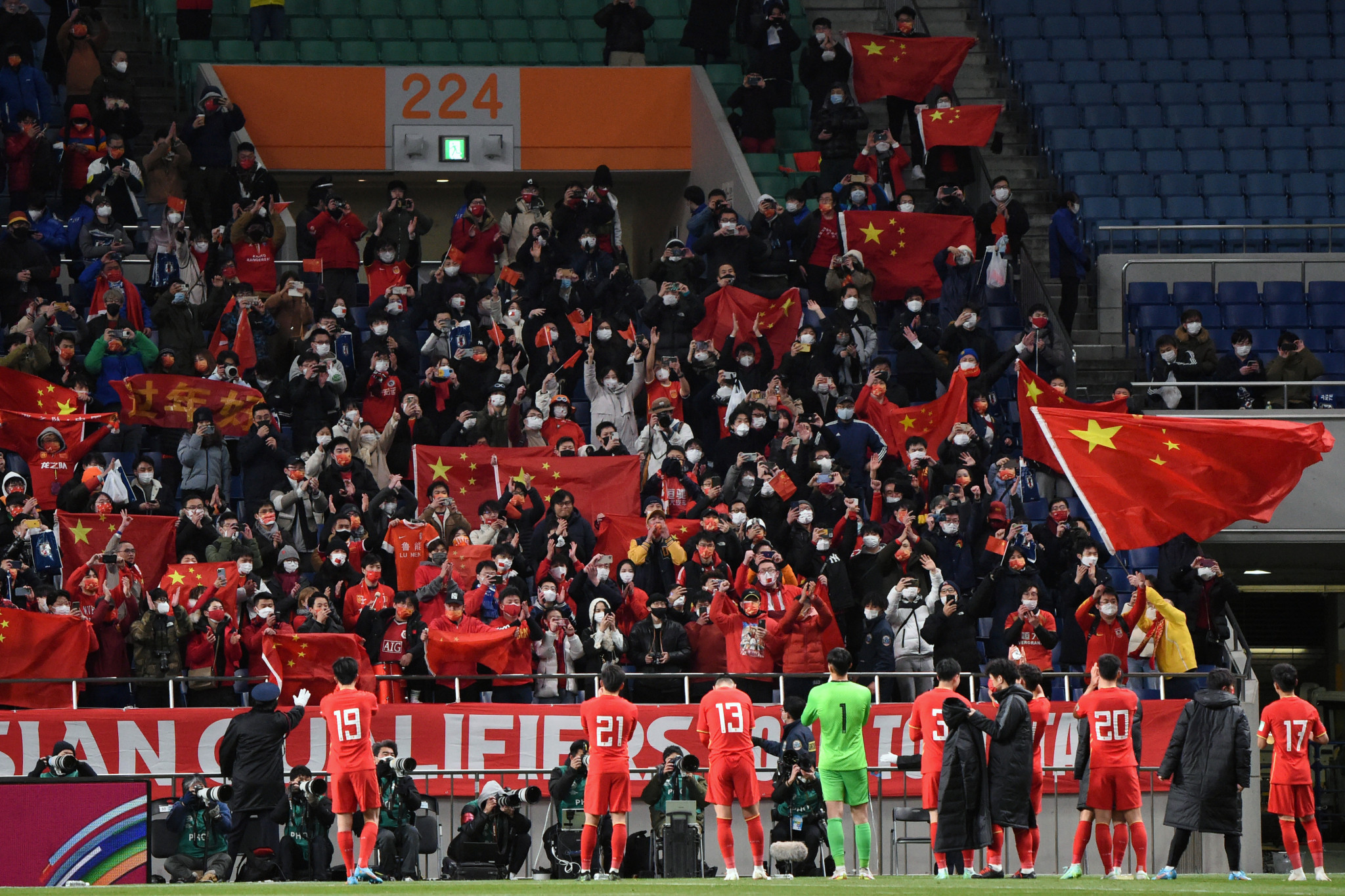With the Hangzhou 2022 Asian Games only months away, the Chinese men's football team has ramped up preparations ©Getty Images