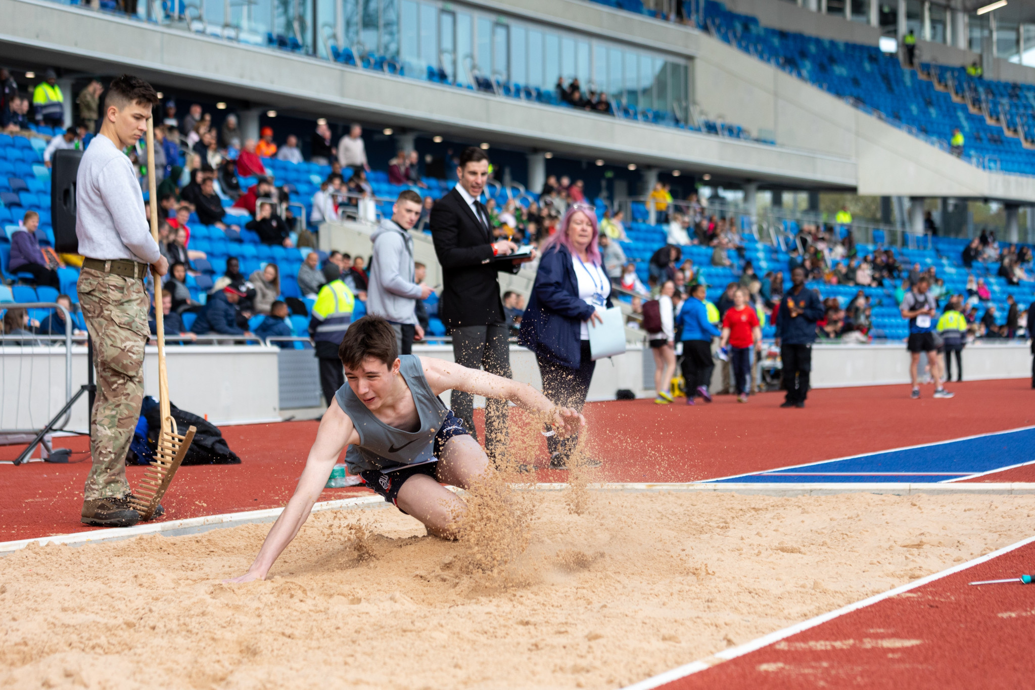 Around 350 military personnel took part in track and field events ©Birmingham City Council