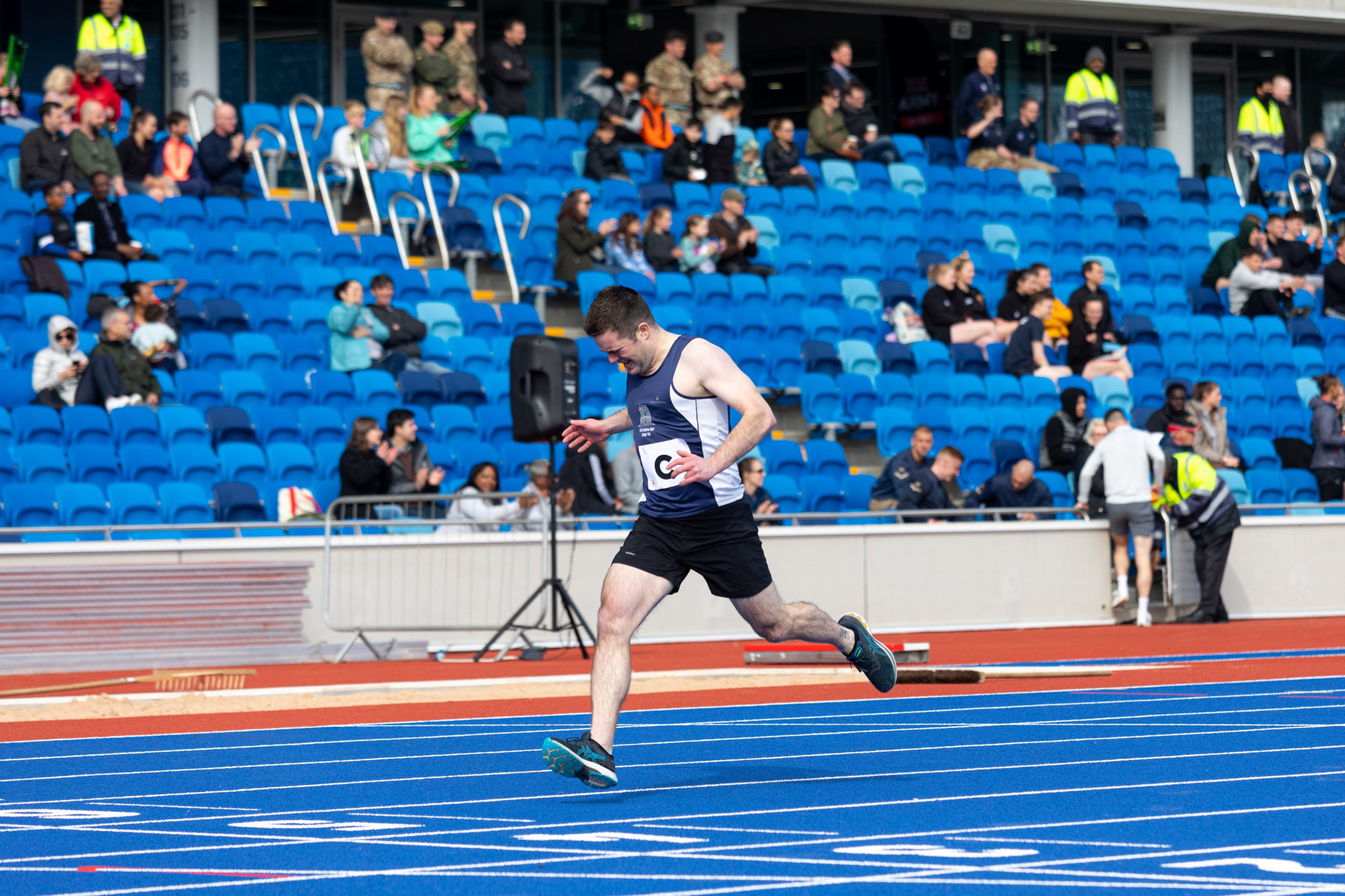 
Military personnel from regular and reserve units across Wales, West Midlands and East Midlands took part in the track and field events ©Birmingham City Council
