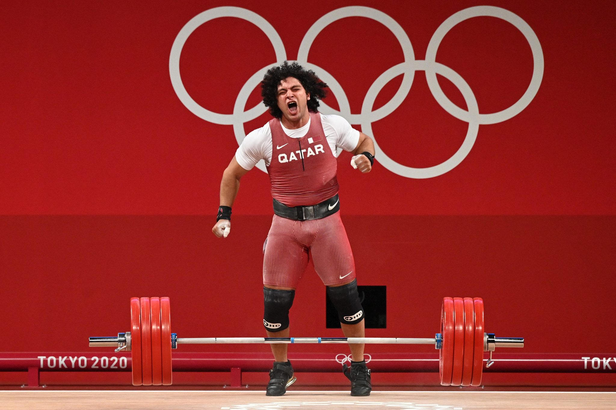 Fares El-Bakh of Qatar, known as Meso Hassouna, will be in Lausanne for the Street Weightlifting Competition ©Getty Images