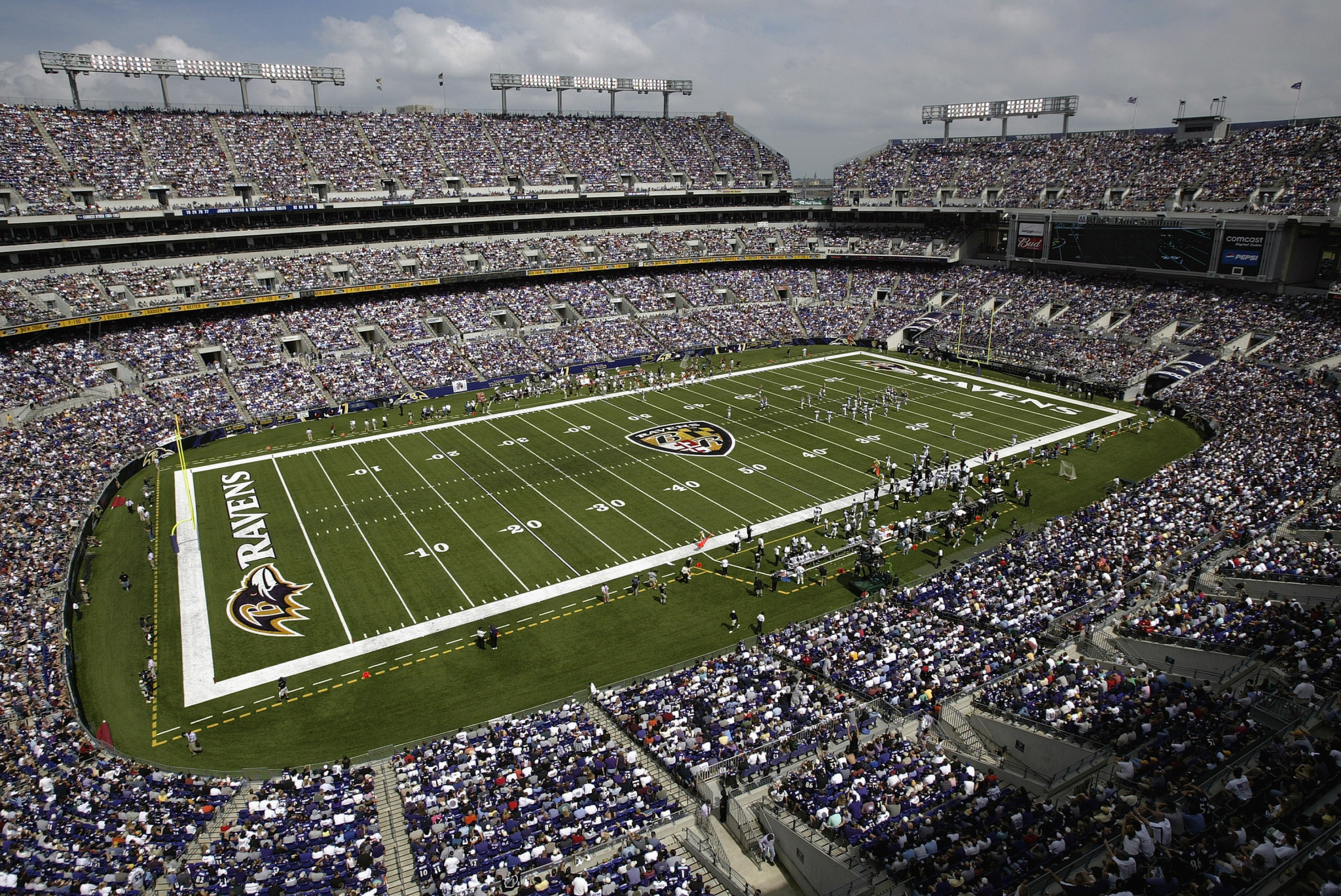 M&T Bank Stadium in Baltimore, Maryland is home to the NFL's Baltimore Ravens ©Getty Images