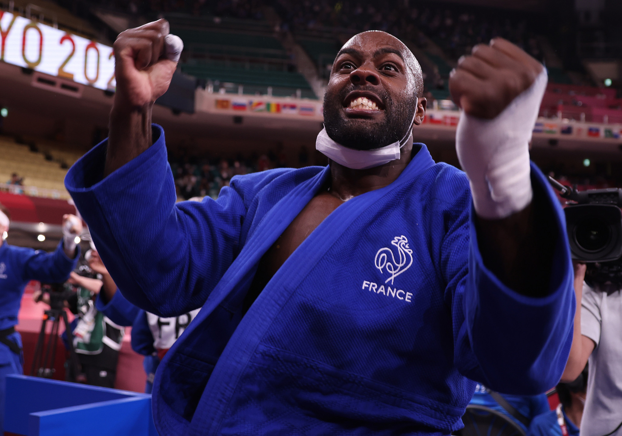 France's Teddy Riner has won five medals in judo across four Olympic Games ©Getty Images