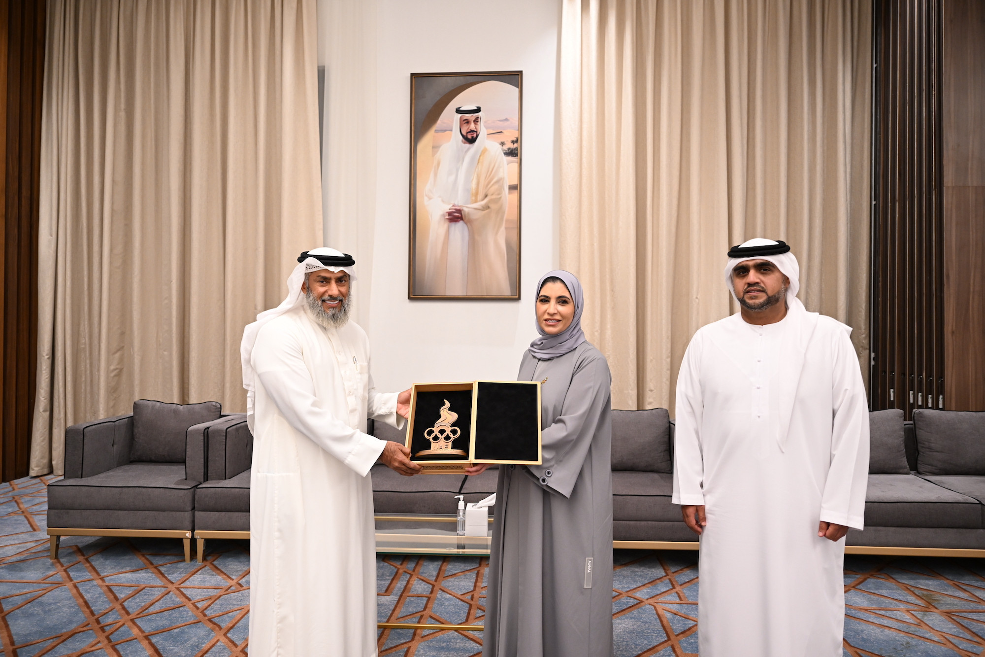 The UAE NOC held a gathering to discuss sports ethics and Olympic values ©UAE NOC