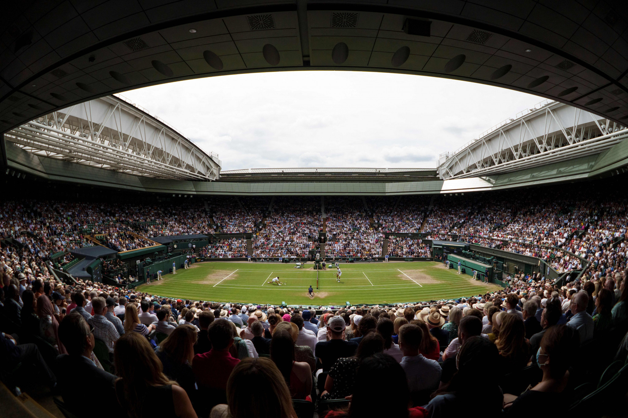 The WTA is reportedly considering sanctioning Wimbledon and the LTA over banning Russian and Belarusian players ©Getty Images