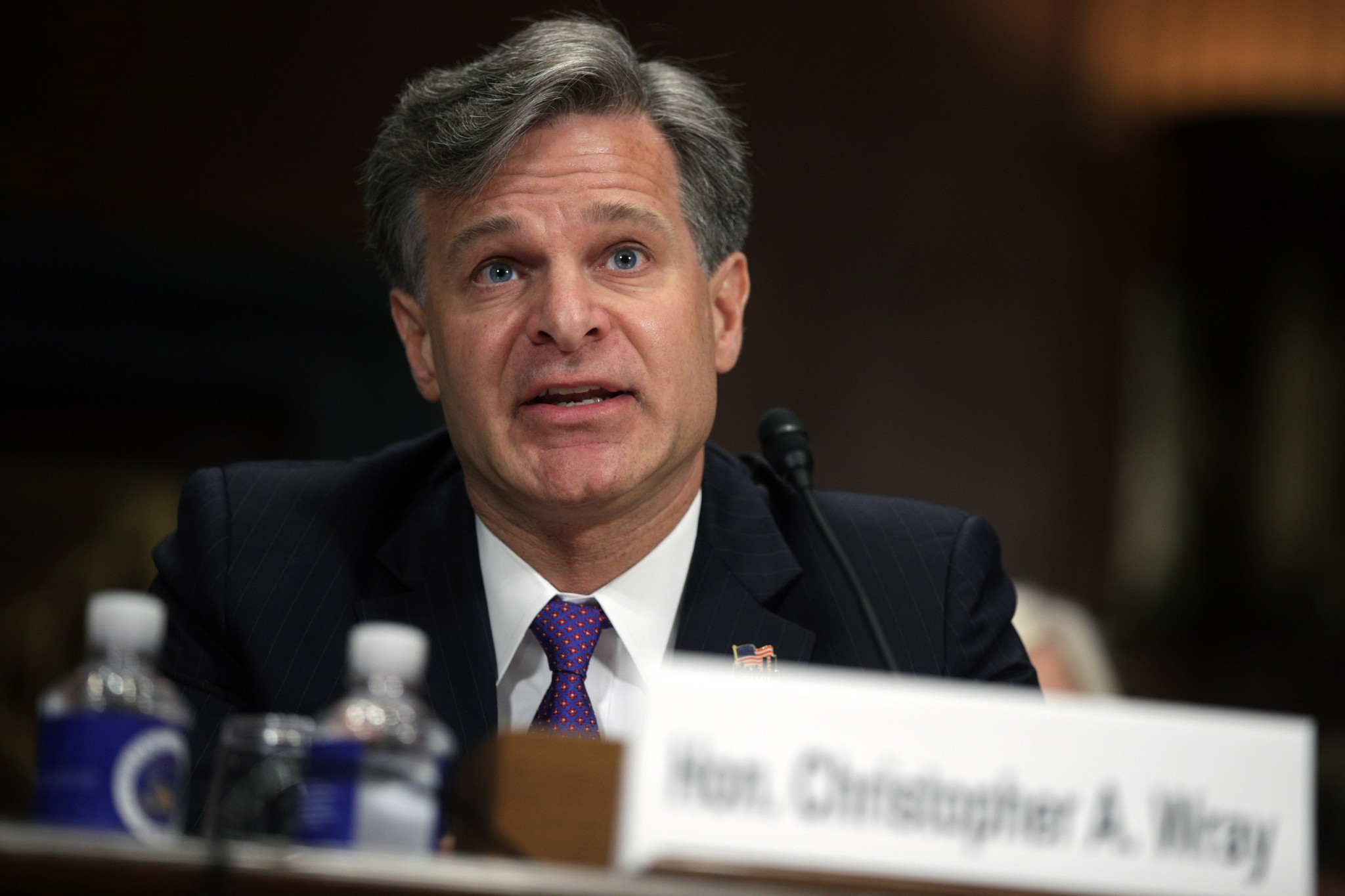 FBI director Christopher Wray admitted fault from the agency over the mishandling of the investigation last year ©Getty Images